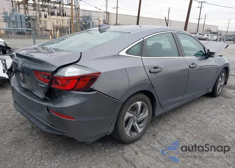 2020 Honda Insight Ex from USA, damaged, VIN 19XZE4F54LE007306